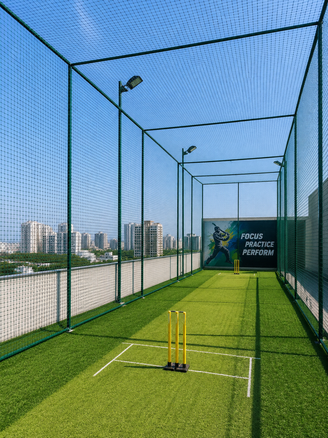 Cricket Nets installation